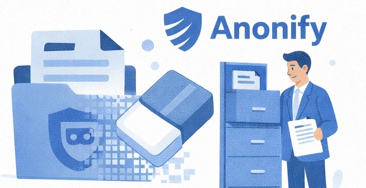 Document anonymization and data erasure